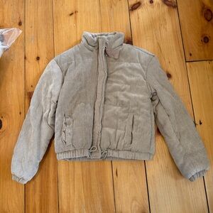 NWT Ashley by 26 International Corduroy Puffer Jacket